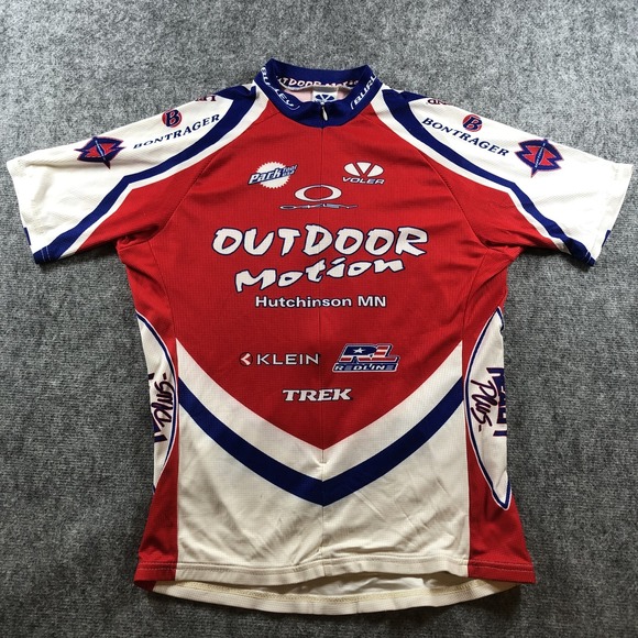 Outdoor Motion Cycling Jersey Shirt Mens XL Trek Bontrager Voler USA - Picture 1 of 6